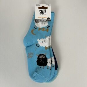 Sock it to‎ me 3- pack youth crew-You can count on me  Shoe 8-13 age 3-6 unisex